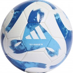 Training Bal Adidas Tiro League Thermal Bonded Blauw/Wit - Maat 4