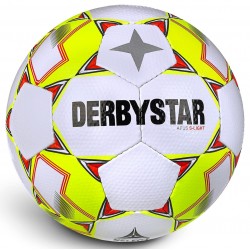 Training Bal Derbystar Apus Super Light Wit/Geel/Rood - Maat 3