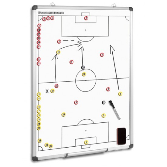 Magnetisch Coachbord Voetbal Enkelzijdig 60x90cm